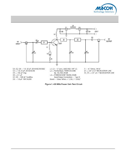 MRF313射頻功率晶體管 技術(shù)資料與采購(gòu)指南